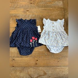 2 Carter’s 12m Onesies